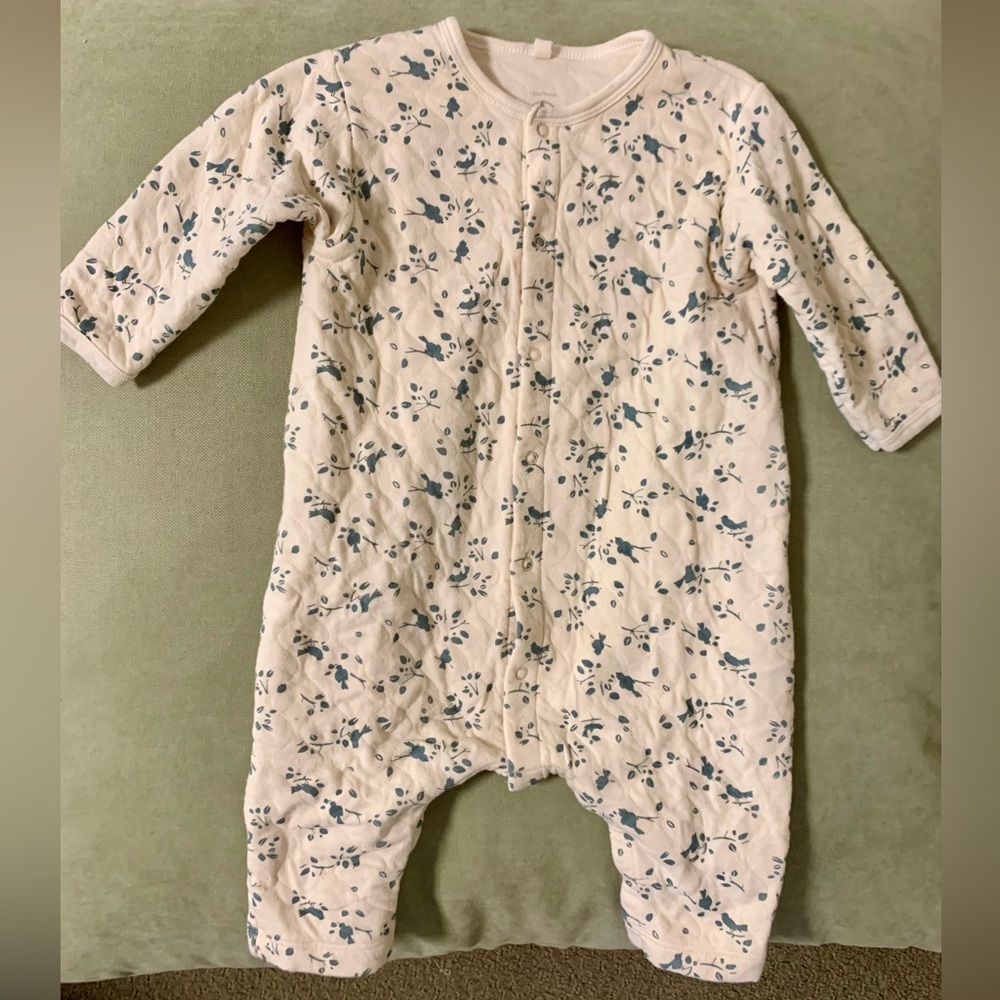 Petit Bateau Quilted Coveralls